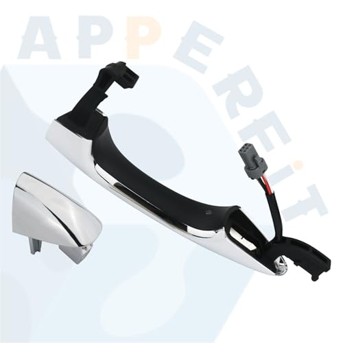 APPERFiT Exterior Door Handle Smart Key w/Cover for Front Door Right Passenger Side Chrome Compatible with Kia Sorento 2016 2017 2018 2019 2020 Door Keyless Entry Replaces 82661-C5710 82662-C5030 - size: FR Smart Key
