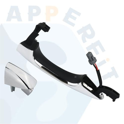 APPERFiT Exterior Door Handle Smart Key w/Cover for Front Door Right Passenger Side Chrome Compatible with Kia Sorento 2016 2017 2018 2019 2020 Door Keyless Entry Replaces 82661-C5710 82662-C5030 - size: FR Smart Key