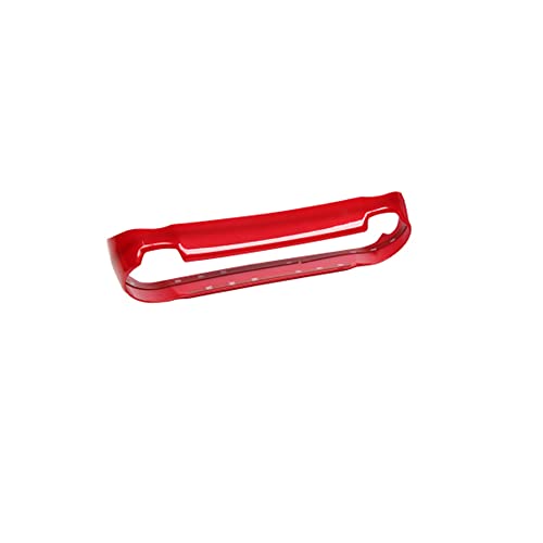 ERIDANUS Auto Accessories Fit for RAV4 2024 2023 2022 2021 2020 2019 Dashboard Ac Switch Panel Button Cover Frame Trim (Glossy Red) ABS 1 PC - color: Glossy Red