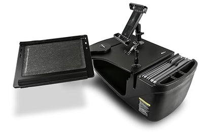 AutoExec Reach Car Desk for Your Vehicle Workstation and Mobile Office, Front Seat, Black with 400 watt Power Inverter, Phone Mount and Tablet Mount - color: Black, style: 400 watt Power Inverter, Phone Mount and Tablet Mount