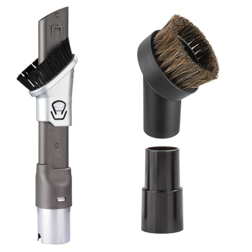 3 Pack 2-in-1 Brush Kits for Shark Crevice Tool and Horse Hair Shark Vacuum Attachments for Rotator, Rocket, DuoClean, Apex, Navigator, NV752, NV650, HV322, HV301, AZ2001, HZ2002 Extended Reach Brush - style: 3 Pack