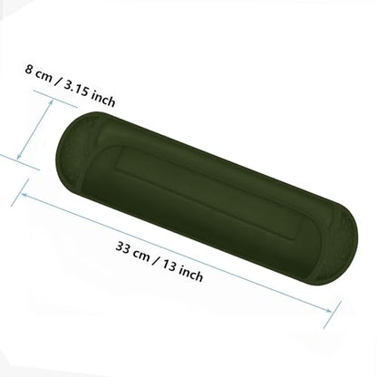 ZINZ Ultra Thick & Breathable Universal Shoulder Pad Cushion for Bag - Long & Comfort - color: Army Green