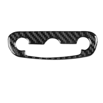 Black Carbon Fiber Compatible with Chevrolet/Chevy Malibu 2016 2017 2018 2019 2020 2021 2022 2023 2024 2025 Accessories Car Headlight Dimmer Dome Lamp Switch Cover Interior Trim Decal -A - color: Headlight Switch -a