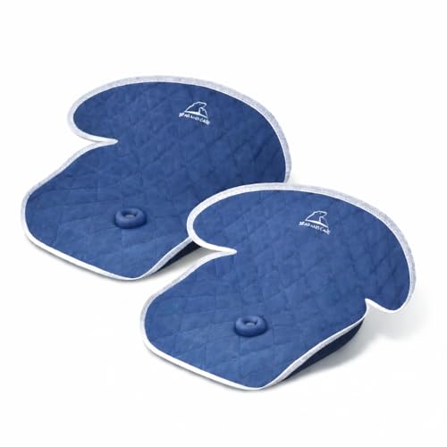 Bear and Care - Piddle Pads - Strollers, Bouncers & Car Seat Pad, Waterproof & Machine-Washable Cover on Car Potty for Toddler Toilet Training (Blue, 2 Count (Pack of 1)) - color: Blue, size: Pack of 2