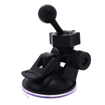 Suction Cup Mount for Garmin Dash Cam Mini/Mini 2/Min 3 30 35 45 46 55 56 65W 66W 67W X110 X210 X310/Speak Plus & Nuvi GPS - 4 Ball Head - size: Suction Cup Mount