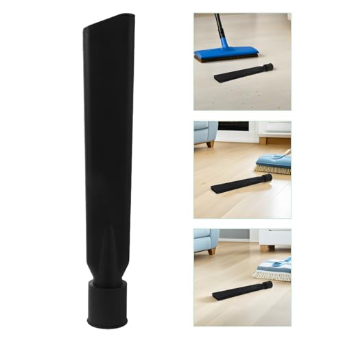 Beaupretty Vacuum Crevice Tool Flat Nozzle with Mesh Filter 44mm Extension Attachment Dust Cleaner Accessory for Car Detailing Furniture and Keyboard Cleaning