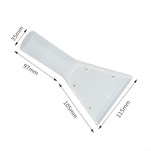 Transparent Upholstery Vacuum Extractor Nozzle Head for 32-35mm Hoses, Spray Carpet Cleaner Attachment for Car, Furniture and Floor Mats