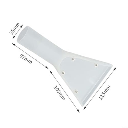 Transparent Upholstery Vacuum Extractor Nozzle Head for 32-35mm Hoses, Spray Carpet Cleaner Attachment for Car, Furniture and Floor Mats