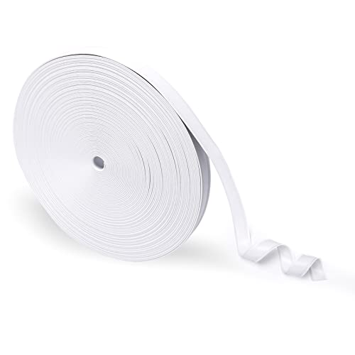MADHOLLY 1" x 100 FT RV Trim Molding Insert - Heavy-Duty Vinyl RV Weather Stripping Exterior, Flexible Easy Install, Waterproof UV-Resistant Screw Cover Trim for Camper Travel Trailer, White - color: White, size: 100ft