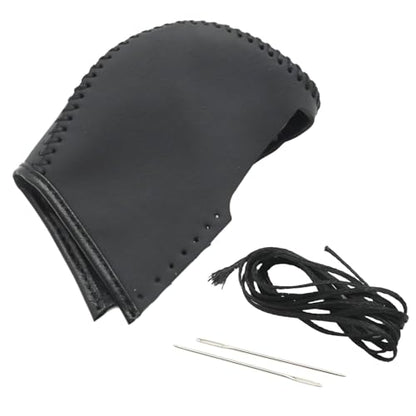 Gear Shift Knob Cover with Black Stitches, Shift Lever Leather Sheath, Replacement for Pathfinder 2013 2014 2015 2016 2017 2018 2019 2020