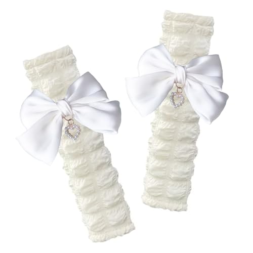 Fashion Big Bow Car Seat Belt Cover Pads (2 in a Pack), Car Accessories Seat Belt Shoulder Strap Protector Universal Seat Belt Cover (White) - color: White