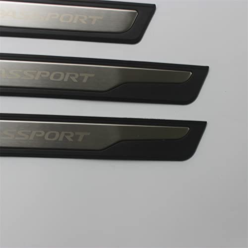 OLIKE for Honda Passport 2019-2022 Stainless Steel Door Sill Scuff Plate Guard Sills Protector Trim