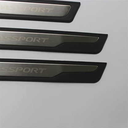 OLIKE for Honda Passport 2019-2022 Stainless Steel Door Sill Scuff Plate Guard Sills Protector Trim