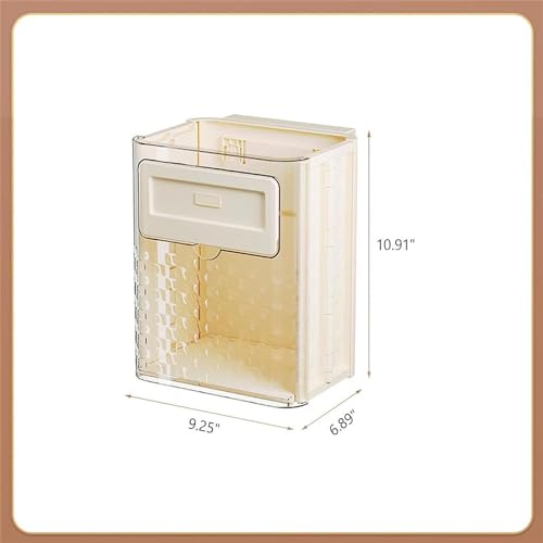 Hanging Kitchen Trash,Can Foldable Transparent Trash Can Kitchen Trash Can Cabinet Kitchen Compost Can Used for Cabinets/Cars/Bedrooms/Bathrooms. (Grey), BM0418 - color: Grey