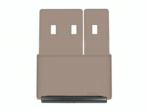 WeatherTech SeatBack Cargo Liner HP for GMC Yukon XL, Escalade ESV, Escalade-V ESV - Behind 3rd Row w/Bumper Protector (411466IMSK), Tan - color: Tan