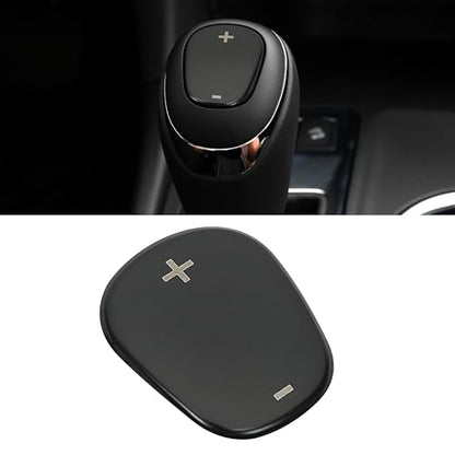 TOMALL Stainless Steel Car Gear Shift Knob Cover Compatible with Chevy Equinox 2018-2020 Shift Panel Trim Gear Lever Cover for Car Interior Car Accessories (Black Titanium) - color: Stainless Gear-Black Titanium