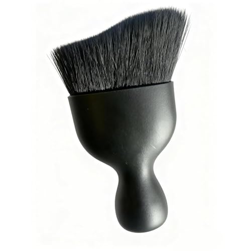 Car Detailing Brush Black Large Soft Gentle Flexible Dusting Design for Interior Dash Vent Console Surface Cleaning Tool - color: Black, size: M