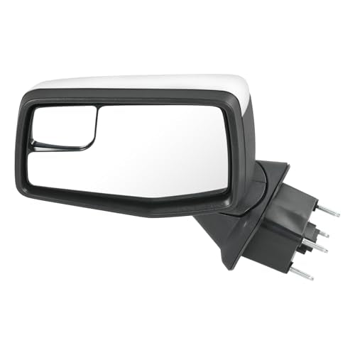 JDMSPEED Left Driver Side Mirror Compatible with 2019-2025 Chevy Silverado 1500 Chrome Power Folding Heated Turn Signal Puddle Lights Mirror Memory Replace#GM1320588(13Pins) - color: Chrome, size: L-13pin
