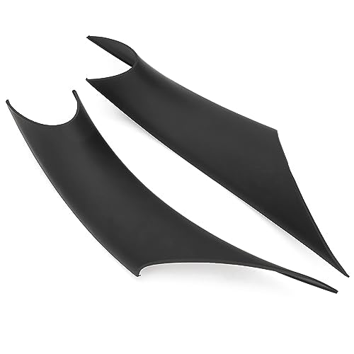 Left & Right Interior Door Pull Handle Covers Repalcement for 2012-2018 BMW 320,328,330,335,M3,2014-2017 BMW 428,435,M4(Black) - color: Black