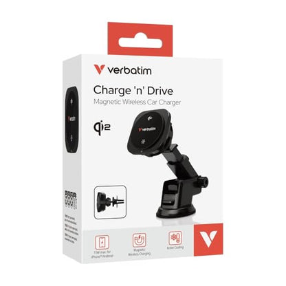 Verbatim Charge 'n’ Drive Qi2 Magnetic Wireless Car Charger - style: Qi2 Magnetic Wireless