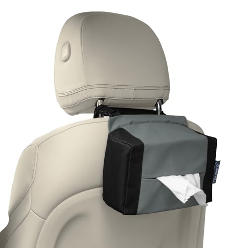 FH Group E-Z Travel Napkin Tissue Dispenser Holder Fits Most Cars, SUVs, Trucks, and Vans Gray - color: Fh1133-gray