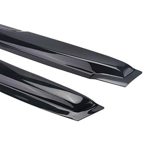 Window Visor with 2009-2014 Honda FIT 4 Door Rain Guards Outside Mount Sun Rain Wind Guards Window Visors for Cars, Vent Deflector 4 pcs 94129 - size: 2009-2014 Honda FIT