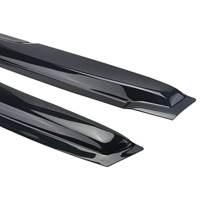 Window Visor with 2009-2014 Honda FIT 4 Door Rain Guards Outside Mount Sun Rain Wind Guards Window Visors for Cars, Vent Deflector 4 pcs 94129 - size: 2009-2014 Honda FIT