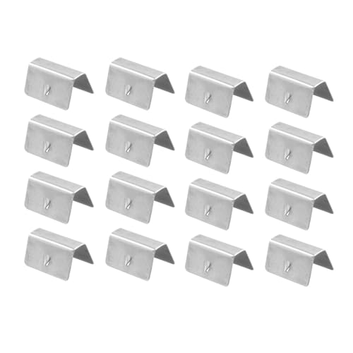 16pcs Wind Rain Deflector Channel Clips Set Universal Stainless Steel Fitting Fixing Retaining Replacement Clip Compatible with Heko G3 Sned