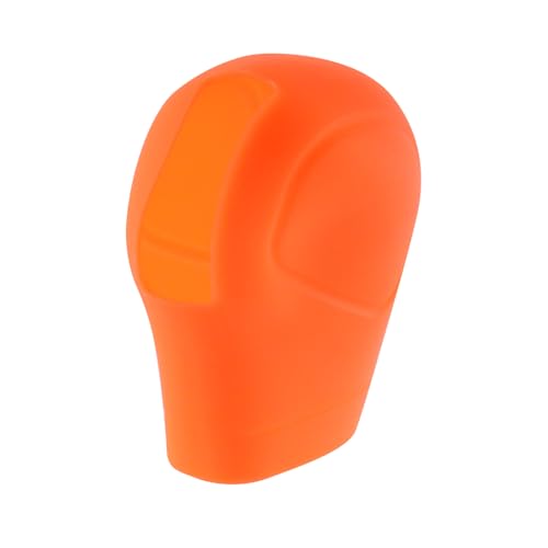 Car Gear Shift Knob Cover,Universal Silicone Automotive Anti-Slip Auto Knob Gear Stick Protector,Car Shift Protector Cover Protector for Most Vehicles,Orange - color: Orange