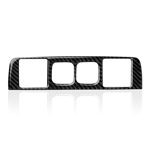 Car Central Control Cigarette Lighter Sticker Carbon Fiber Decal Cover Interior Trim for Chevrolet Silverado/GMC Sierra 1500 2500HD 3500HD 2014-2018 Accessories - color: Central Control Cigarette Lighter
