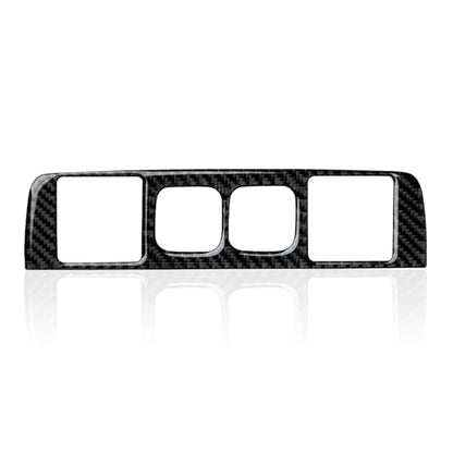 Car Central Control Cigarette Lighter Sticker Carbon Fiber Decal Cover Interior Trim for Chevrolet Silverado/GMC Sierra 1500 2500HD 3500HD 2014-2018 Accessories - color: Central Control Cigarette Lighter