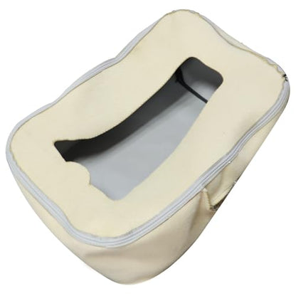 Console Jump Seat Armrest Leather Cover Light Gray Compatible with Chevy Silverado Avalanche Suburban GMC Yukon Sierra 2007 2008 2009 2010 2011 2012 2013 2014 - color: Gray