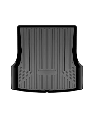 Mixsuper Custom Fit Rear Cargo Liner for Tesla Model S 2012-2020 All Weather Trunk Liner Cargo Mat Black (Not Fit 2021 Tesla Model S Plaid/Long Range) - size: Cargo Liner for 2012-2020 Model S