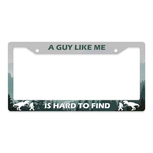 GENANY Sasquatch License Plate Frame License Plate Frames, Bigfoot Car License Plate Cover Fits Standard US Vehicles, Funny Car Accessories, Personalised Car Decorations for Women Men - color: Bigfoot