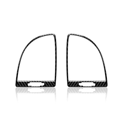Car Air Vent Outlet Cover Decals for 2015-2023 Chrysler 300 / 300C / 300S / Limited/Touring Accessories Carbon Fiber Interior Stickers - color: Air Vent Cover