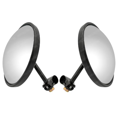 5.7 Inch Convex Round Mirror Blind Spot For Isuzu Mitsubishi Fuso Truck Bus Atv Utv Tractor Room Adjustable Bracket 2 Pcs - color: 2 Pcs (5.7")