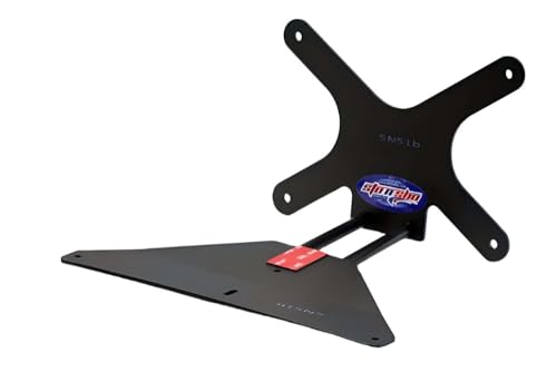 STO N SHO Front License Plate Bracket Compatible with 2015-2023 Dodge Challenger Non Wide Body (Except Hellcat) Without Adaptive Cruise - size: 15-23 Non Wide Body W/O ACC