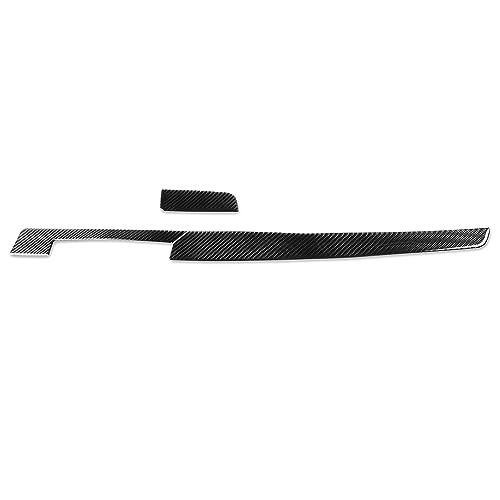 NVCNX Real Premium Carbon Fiber Car Dashboard Warning Light Switch Button Panel Cover Decal Compatible with Toyota RAV4 2013 2014 2015 2016 2017 2018 Interior Dash Trim Accessories 3PCS Black - color: Dashboard Warning Light Switch Panel Trim