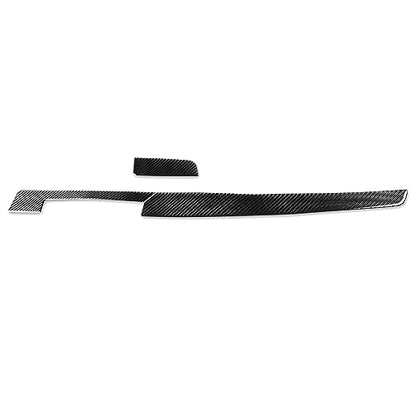 NVCNX Real Premium Carbon Fiber Car Dashboard Warning Light Switch Button Panel Cover Decal Compatible with Toyota RAV4 2013 2014 2015 2016 2017 2018 Interior Dash Trim Accessories 3PCS Black - color: Dashboard Warning Light Switch Panel Trim