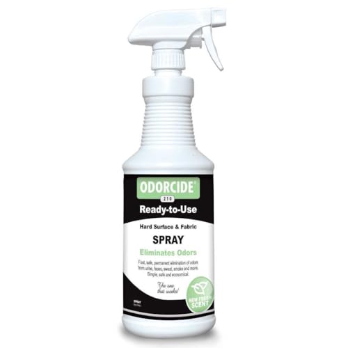 Odorcide Odor Eliminator Spray: Odor Eliminator for Strong Odor on Carpets, Hardwood & More - Smoke, Sweat & Pet Odor Eliminator for Home w/ Non-Enzymatic Formula, 32 Oz (Fresh Scent) - size: 32 oz