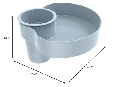 Car Seat Snack Tray (Grey, 1 PACK) - color: Grey, size: 1 PACK
