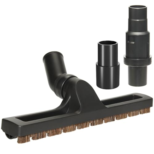 Hardwood Floor Brush Vacuum Attachment Compatible with Shark Corded Stick Rocket HV301 HV322, 1-1/4" Accessories with Adapters (Hardfloor Brush) - style: Hardfloor Brush