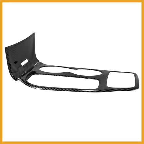 Carbon Fiber Pattern Car Interior Center Console Gear Shift Frame Panel Cover Trim Set for Jeep Grand Cherokee 2016-2021 Replacement