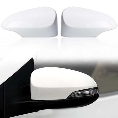 Car Rearview Mirror Cover Cap Housing Protective Cover for Exterior Mirrors Fit for Toyota Corolla 2014-2019 87945-02930 87915-02930 (Black, Right Passenger Side) - color: Black Right Passenger Side