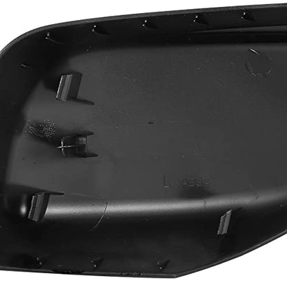X AUTOHAUX Pair Car Exterior Rear View Mirror Covers Cap Replacement for BMW 5 Series E60 E61 E63 E64 2004-2007 Gloss Black - color: Gloss Black