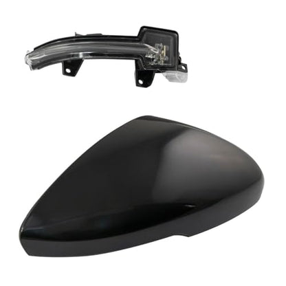Exterior Door Mirror Cap Cover & Turn Signal Light Front Right Paint to Match 2 Piece Set 267-0474