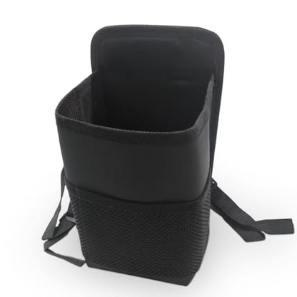 ZIMISI 2-in-1 Large Cup Holder, 80 oz Waterproof Car Seat Cup Holder with Mesh Pocket, Car Water Bottle Holder Bag, Vehicle Seat Side Storage Hanging Bag for Bottles & Big Drinks (1PC) - size: 1PC