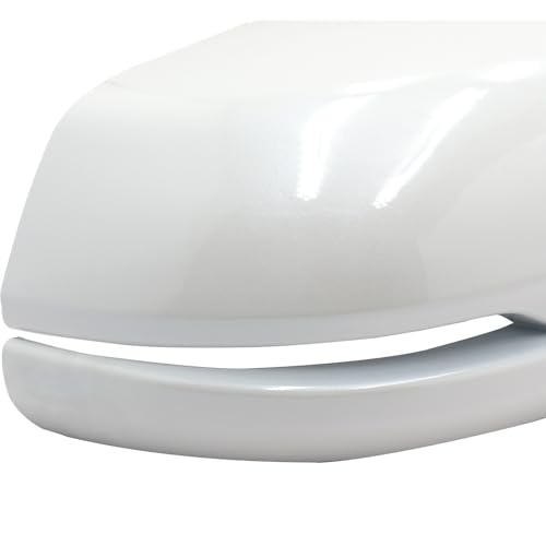 Right Passenger Side Replacement Mirror Cover Compatible with 2017-2022 Honda CR-V CRV,2016-2022 Honda HRV HR-V Side Rearview Mirror Cap Cover With Turn Signal Light Pearl （White） - size: Right White