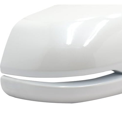 Right Passenger Side Replacement Mirror Cover Compatible with 2017-2022 Honda CR-V CRV,2016-2022 Honda HRV HR-V Side Rearview Mirror Cap Cover With Turn Signal Light Pearl （White） - size: Right White