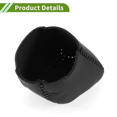 Anti-Slip Gear Shift Knob Cover Car Stick Shifting Handle Protector for Lexus RX350 2023-2024 Black Faux Leather
